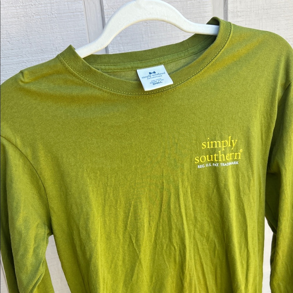 Simply Southern chin up buttercup Long Sleeve Tee - Picture 5 of 11